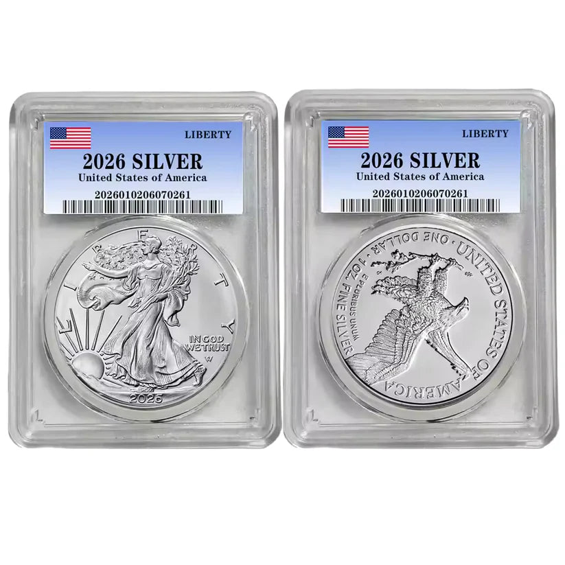 2026 1 oz Silver American Eagle $1 Coin BU image 3
