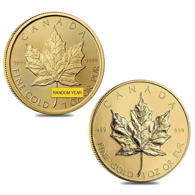 1 oz Canadian Gold Maple Leaf $50 Coin (Random Year) image 4