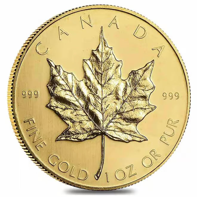 1 oz Canadian Gold Maple Leaf $50 Coin (Random Year) image 5